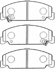 Комплект тормозных колодок AISIN C1N036